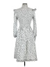 Shein Polka Dots Gray Casual Dress Size 6 - photo 2