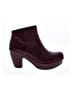 Kork-Ease Burgundy Ankle Boots Size 8 1/2 - photo 1