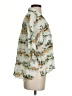 Zara Print Green 3/4 Sleeve Button-Down Shirt Size S - photo 4