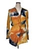 Ashley Blue Tie-dye Orange Cardigan Size 1X - photo 1