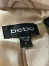 Bebe 100% Leather Tan Trenchcoat Size L - photo 6