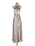 Birdy Grey 100% Polyester Metallic Silver Casual Dress Size XS - photo 1