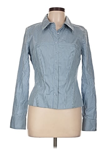 White House Black Market Long Sleeve Button-Down Shirt (view 1)