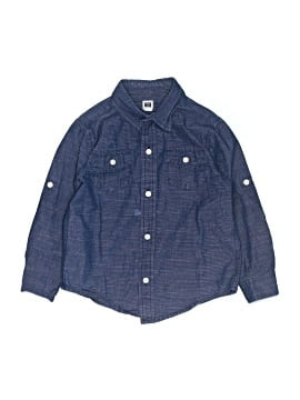 Janie And Jack Long Sleeve Button Down Shirt