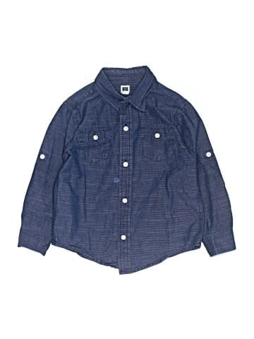 Janie and Jack Long Sleeve Button-Down Shirt (view 1)