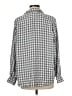 Frank & Eileen 100% Modal Checkered-gingham Gray Long Sleeve Blouse Size M - photo 2