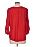 Lily White Red 3/4 Sleeve Blouse Size L - photo 2