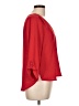 Lily White Red 3/4 Sleeve Blouse Size L - photo 4