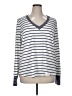 Bobeau Silver Long Sleeve Top Size XL - photo 1
