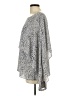 DKNY 100% Polyester Gray Long Sleeve Blouse Size L - photo 5