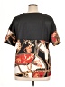 ChicMe Black Short Sleeve T-Shirt Size 1X - photo 2