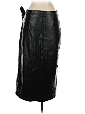 7 For All Mankind Faux Leather Skirt (view 2)
