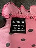 Shein Polka Dots Pink Long Sleeve Blouse Size 6 - photo 7