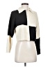 Le Lis Color Block Ivory Pullover Sweater Size S - photo 1