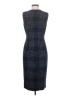 Classiques Entier 100% Wool Argyle Blue Cocktail Dress Size 4 - photo 2