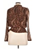J by Joie Brown Long Sleeve Blouse Size XL - photo 2