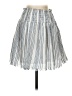 Assorted Brands 100% Cotton Stripes Blue Gray Casual Skirt Size S - photo 1