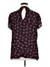 Torrid Stars Purple Short Sleeve Blouse Size 1X Plus (1) - photo 2