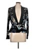 Rebecca Taylor Floral Black Blazer Size 10 - photo 1