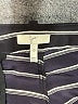 Joie 100% Silk Stripes Black Shorts Size 10 - photo 3