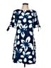 db established 1962 Print Blue Casual Dress Size 10 - photo 1