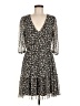 Yessica Floral Black Cocktail Dress Size M - photo 1
