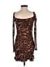 AFRM Animal Print Brown Cocktail Dress Size XS - photo 2