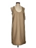 W by Worth Solid Tan Casual Dress Size 4 - photo 1
