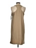 W by Worth Solid Tan Casual Dress Size 4 - photo 2