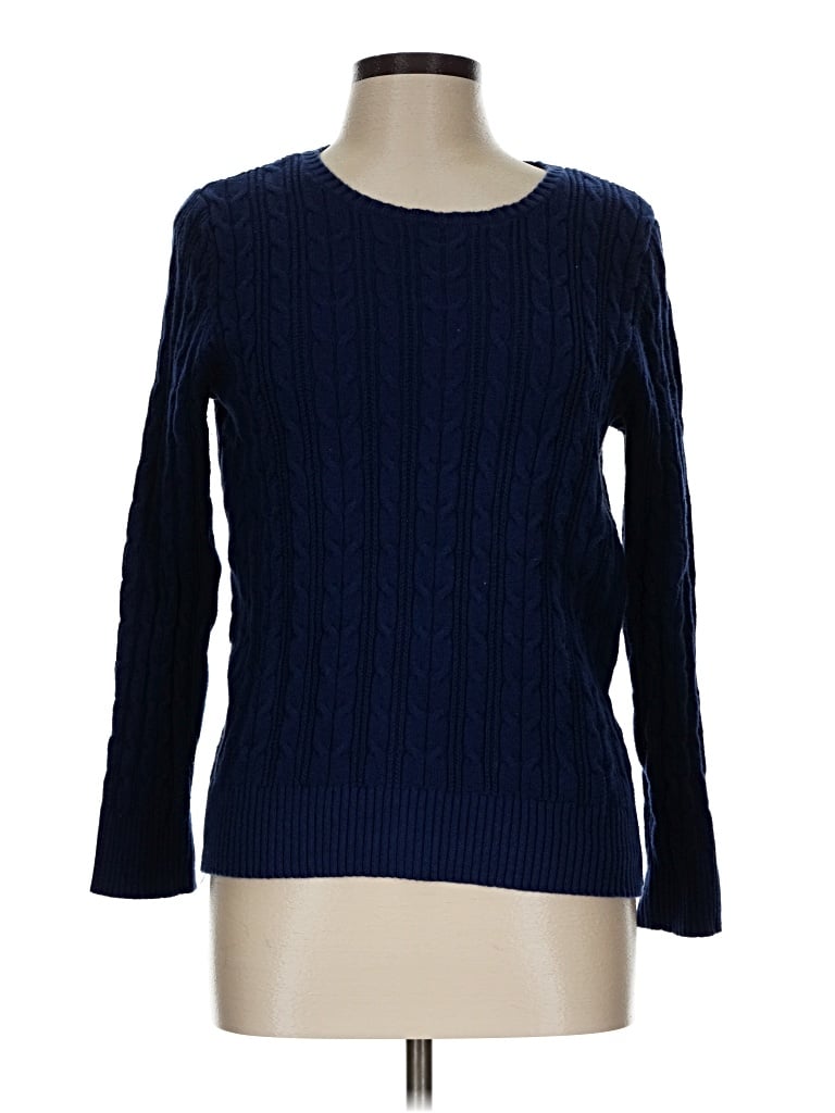 Pre-owned St. John's Bay Pullover Sweater In Blue