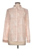 Reiss 100% Polyester Floral Tropical Pink Long Sleeve Blouse Size 10 - photo 1