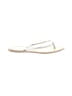 J.Crew Silver Flip Flops Size 8 - photo 1