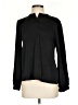 CeCe 100% Polyester Black Long Sleeve Blouse Size S - photo 1