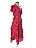 Sofia Jeans by Sofia Vergara Paisley Red Cocktail Dress Size XS - photo 4