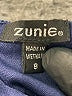 Zunie 100% Polyester Tweed Blue Jumpsuit Size 8 - photo 3