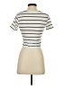 Zara Stripes Ivory Short Sleeve Turtleneck Size S - photo 2
