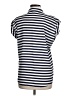 NY&C 100% Polyester Stripes Blue Short Sleeve Blouse Size M - photo 2