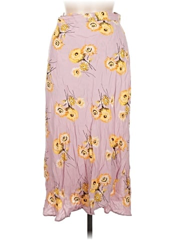 Madewell Wrap Midi Skirt in Dutch Dandelions (view 1)