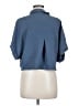 FRYE 100% Polyester Blue 3/4 Sleeve Blouse Size M - photo 2