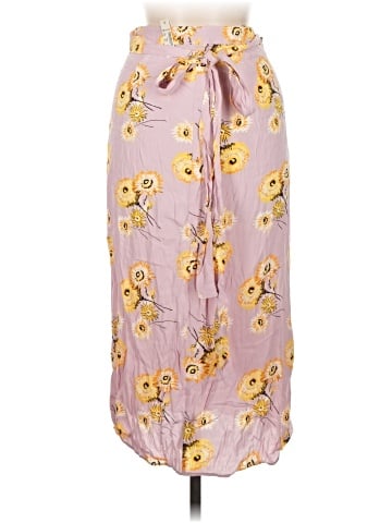 Madewell Wrap Midi Skirt in Dutch Dandelions (view 2)