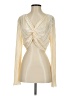Shein 100% Polyester Ivory Long Sleeve Blouse Size 4 - photo 1