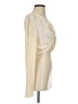 Shein 100% Polyester Ivory Long Sleeve Blouse Size 4 - photo 4