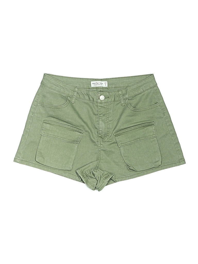 Pre-owned Vanilla Star Khaki Shorts In Green