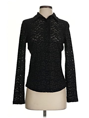 August Silk Long Sleeve Blouse (view 1)