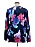 C. Wonder Color Block Blue Long Sleeve Blouse Size 1X - photo 2
