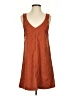 Shein 100% Polyester Brown Casual Dress Size 4 - photo 1