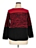 Karen Scott 100% Cotton Color Block Red Pullover Sweater Size XL (petite) - photo 1