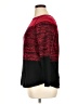 Karen Scott 100% Cotton Color Block Red Pullover Sweater Size XL (petite) - photo 5