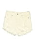 Eunina Ivory Denim Shorts Size S - photo 1