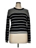 Jason Wu Collective Stripes Black Pullover Sweater Size XL - photo 1